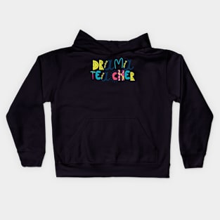 Cute Drama Teacher Gift Idea Back to School Kids Hoodie